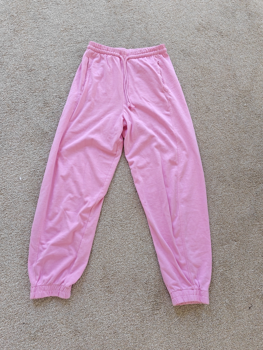 Zara Kids Bubblegum Pink Elastic-Waist Joggers